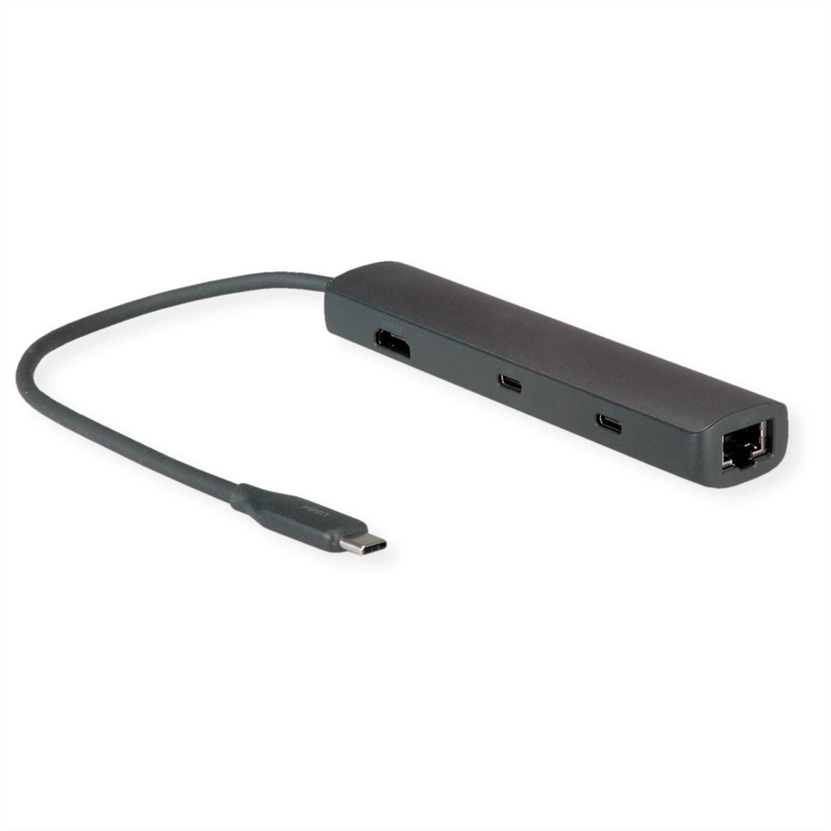 ROLINE Station d'accueil USB type C, HDMI 8K30, 3x USB3.2 Gen2 (2xA + 1xC), 1x PD, 1x 2,5GigaEth