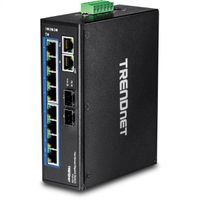 TRENDnet TI-G102 Switch Rail DIN Gigabit industriel renforcé à 10 ports
