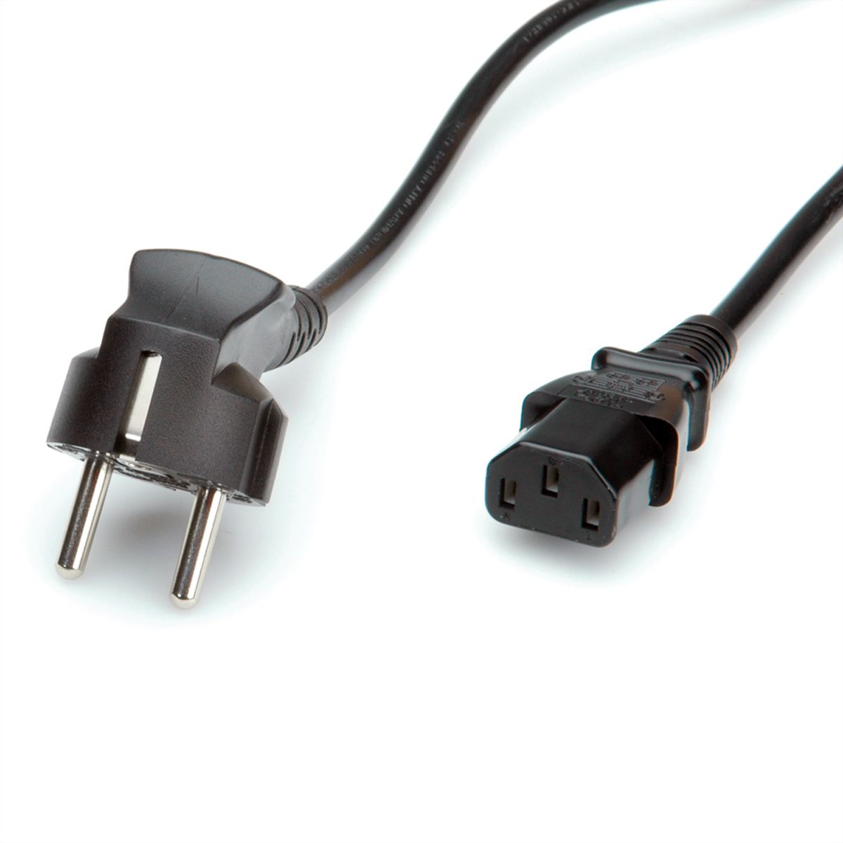 ROLINE Câble d'alimentation IEC droit, noir, 5 m