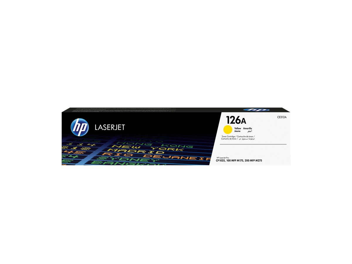 HP 126A toner LaserJet jaune authentique