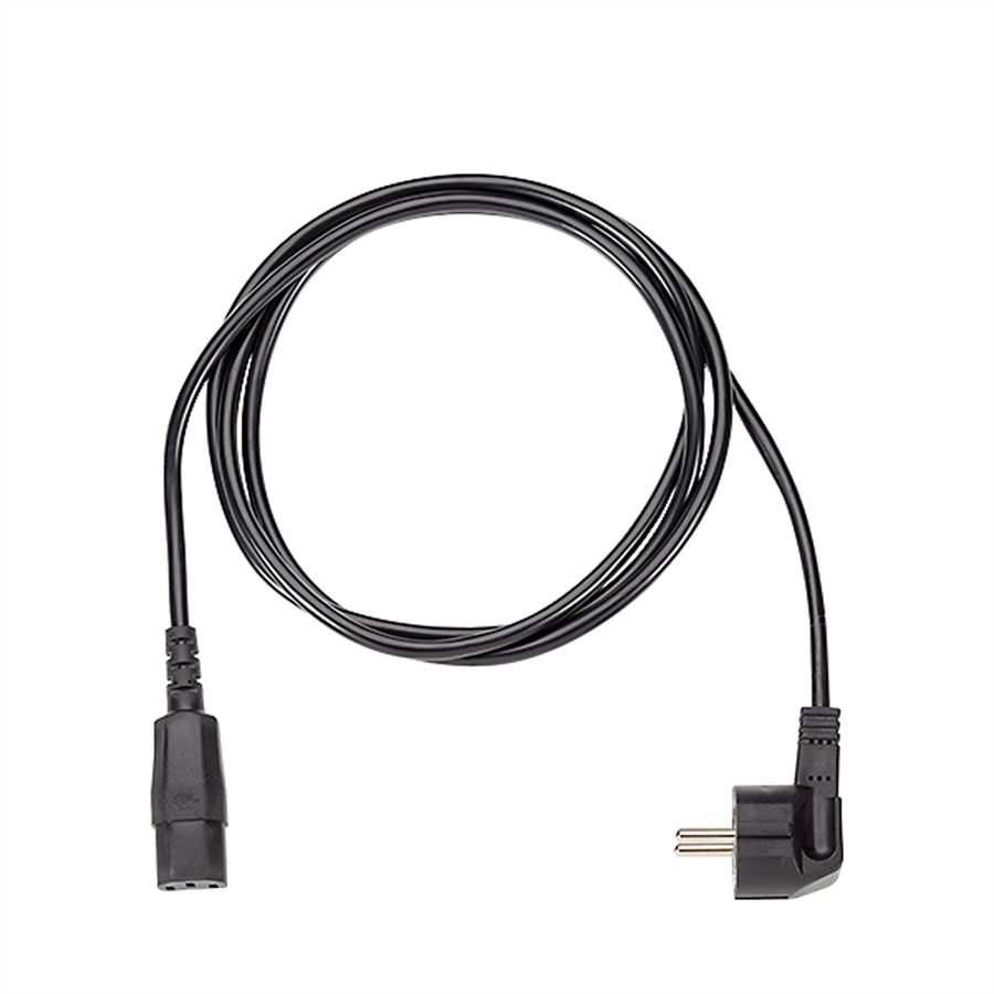 BACHMANN Câble H05VV-F 3G0,75mm² , L: 2,0m noir C13/CEE7/7