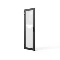 SCHROFF Porte 1600H 600L verre IP20 fermeture 3 points RAL7021