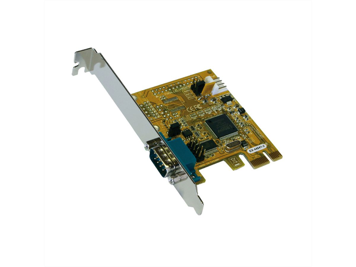 EXSYS EX-44041-2 Carte PCI Express x1, 1x RS232