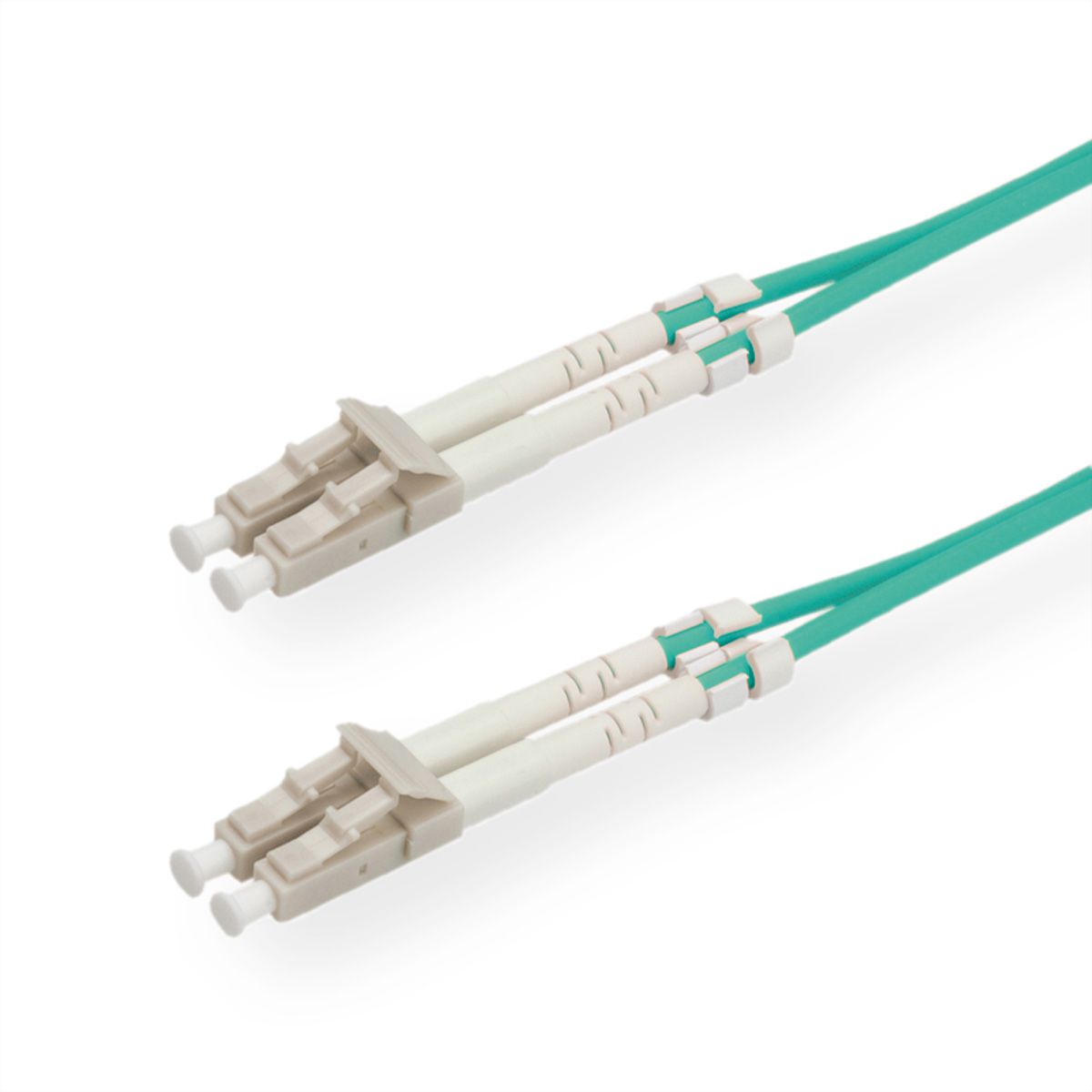VALUE Câble FO 50/125µm, LC/LC, OM3, LSOH, turquoise, 1 m