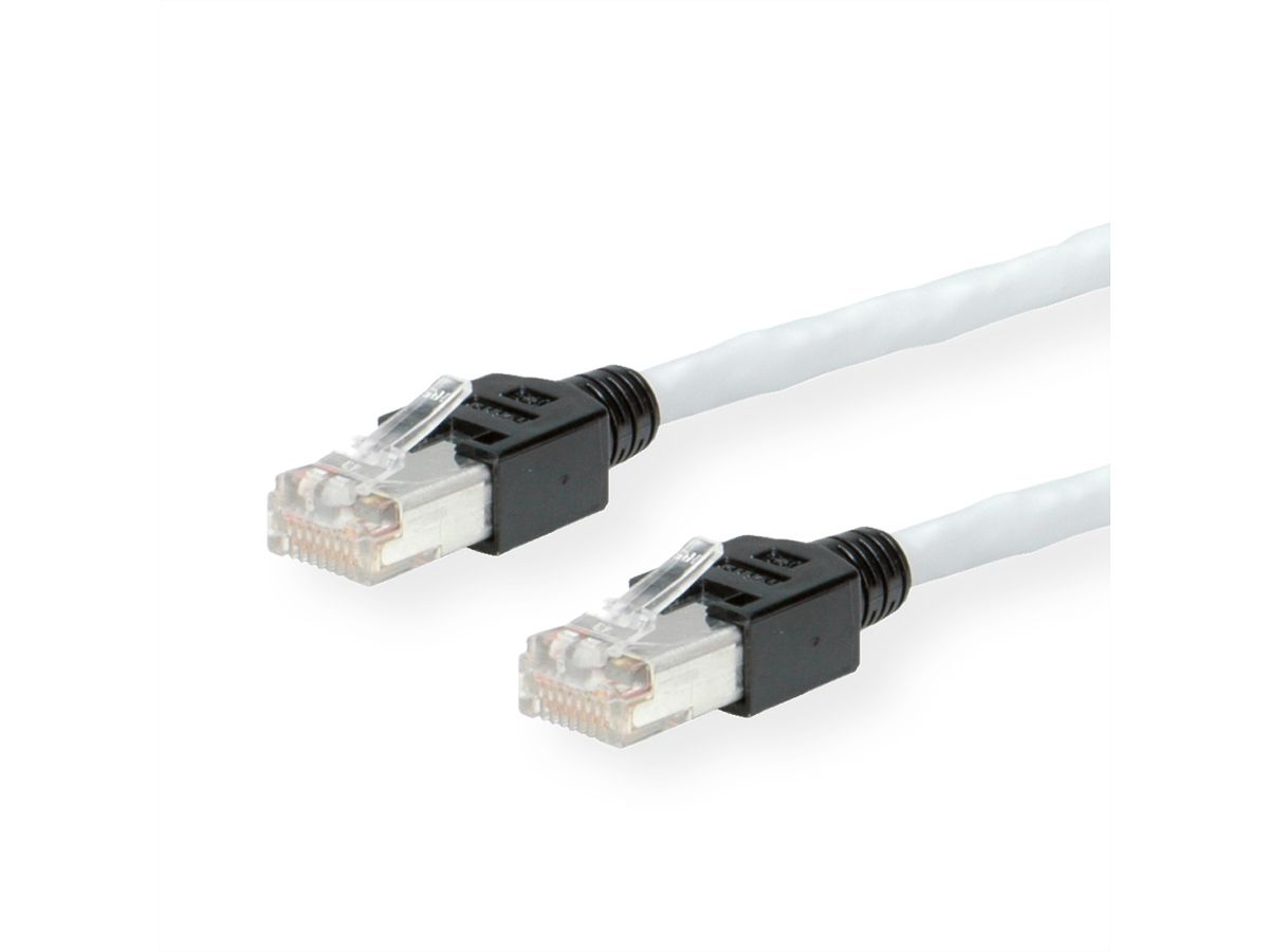 Cordon KERPEN Cat.5e (Classe D) D1-20 SF/U, croisé, gris, 1 m