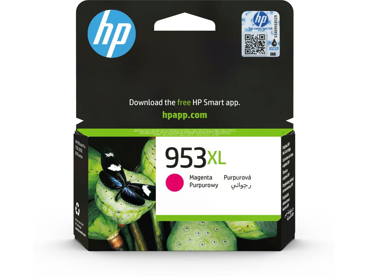 HP 953XL Cartouche d’encre magenta grande capacité authentique