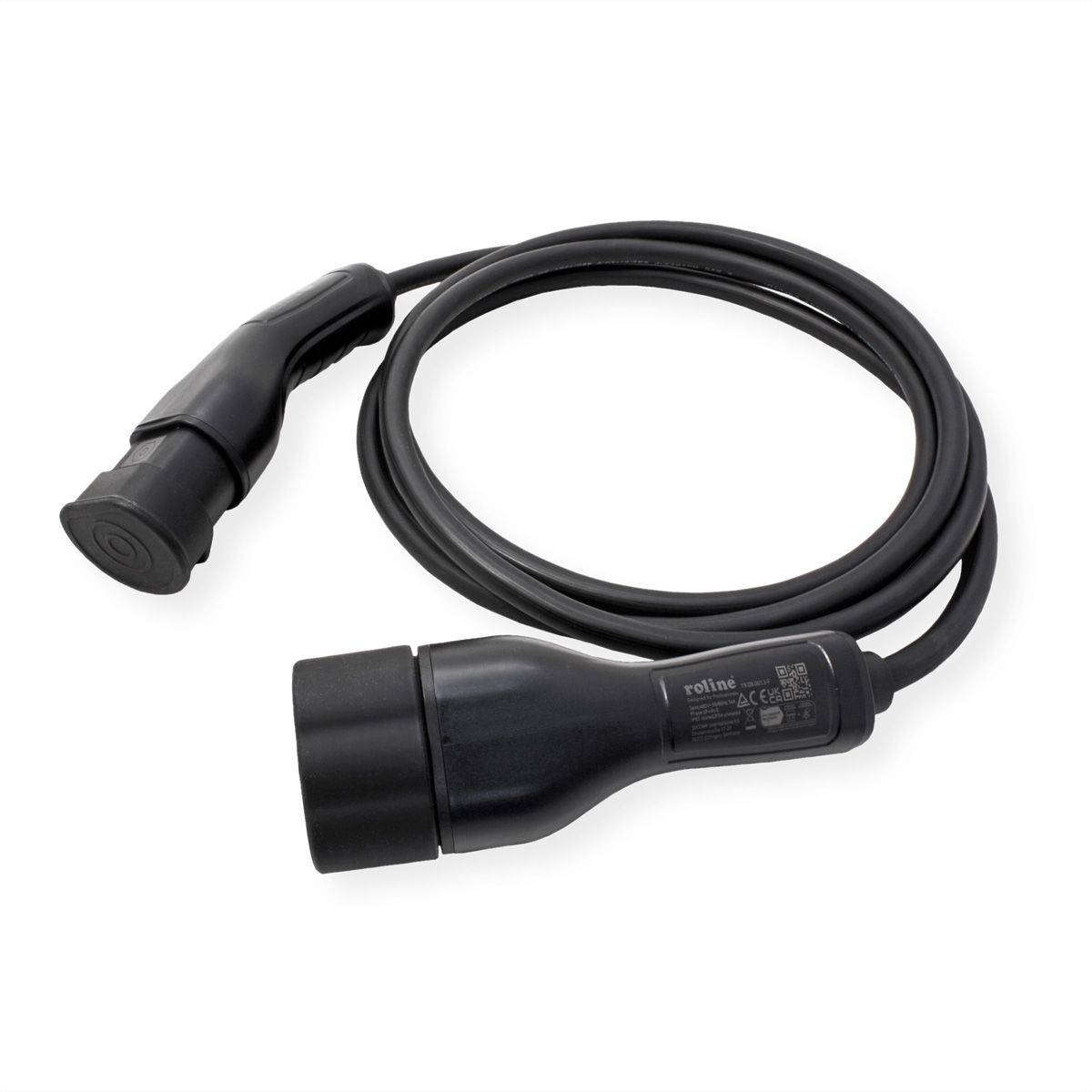ROLINE Câble de recharge VE type2, 3-Phases, 480VAC (3P+N+E), 16 A, 11 kW, 7,5 m