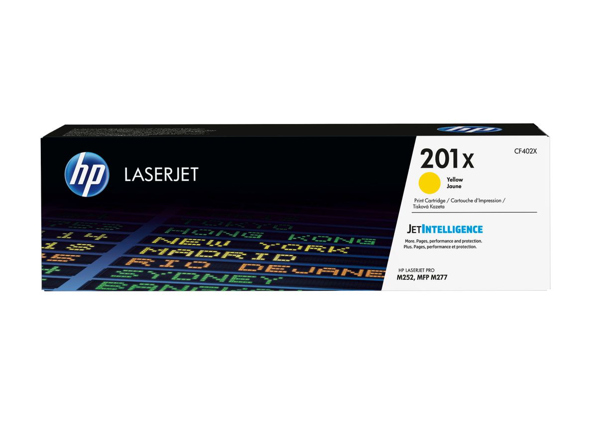 HP 201X toner LaserJet Jaune grande capacité authentique