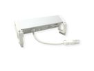 BACHMANN DESK2 ALU WHITE 2xUTE 1xUSB A/C 22W 1xinterrupteur 0,2m