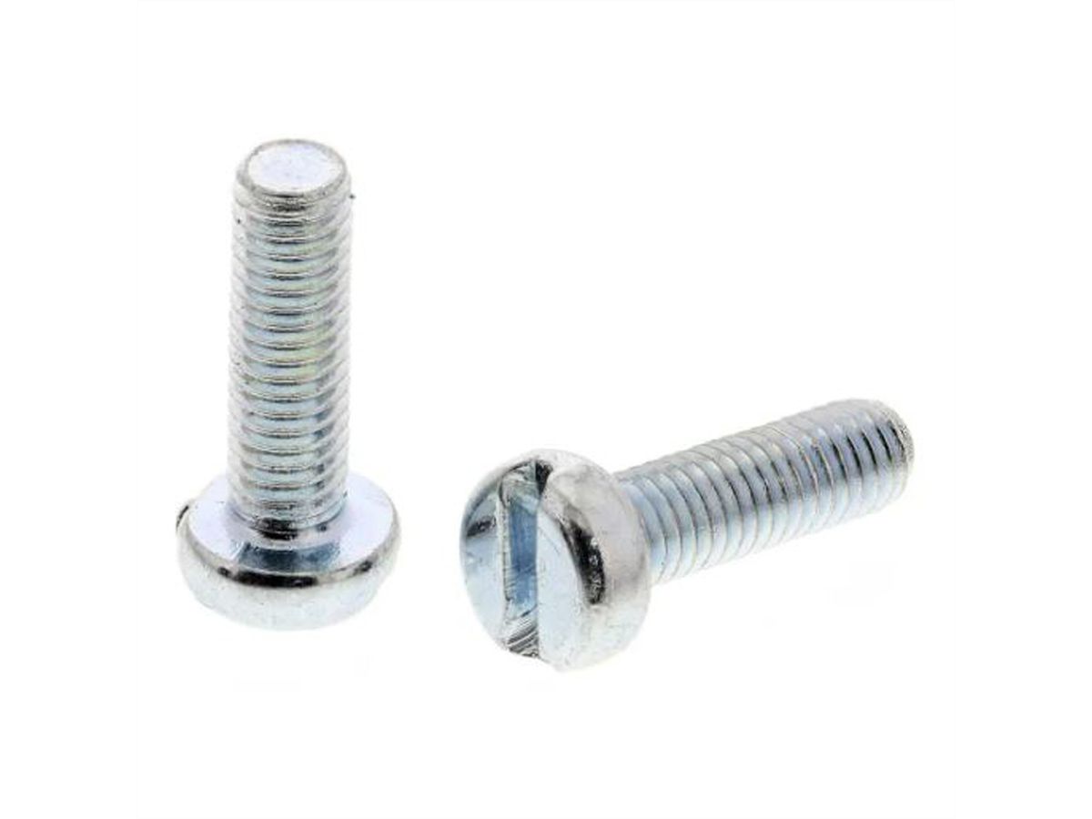Vis à tête cylindrique à fente de SCHROFF, M4 x 12