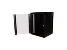 ROLINE 19" Boîtier mural Pro 16U, 600x600 LxP pivotant en 2 parties noir