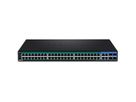 Trendnet TPE-5048WS Switch PoE+ Web smart Gigabit à 52 ports, 48x PoE+ Gigabit, 4x Gigabit partagés (RJ-45 ou SFP)