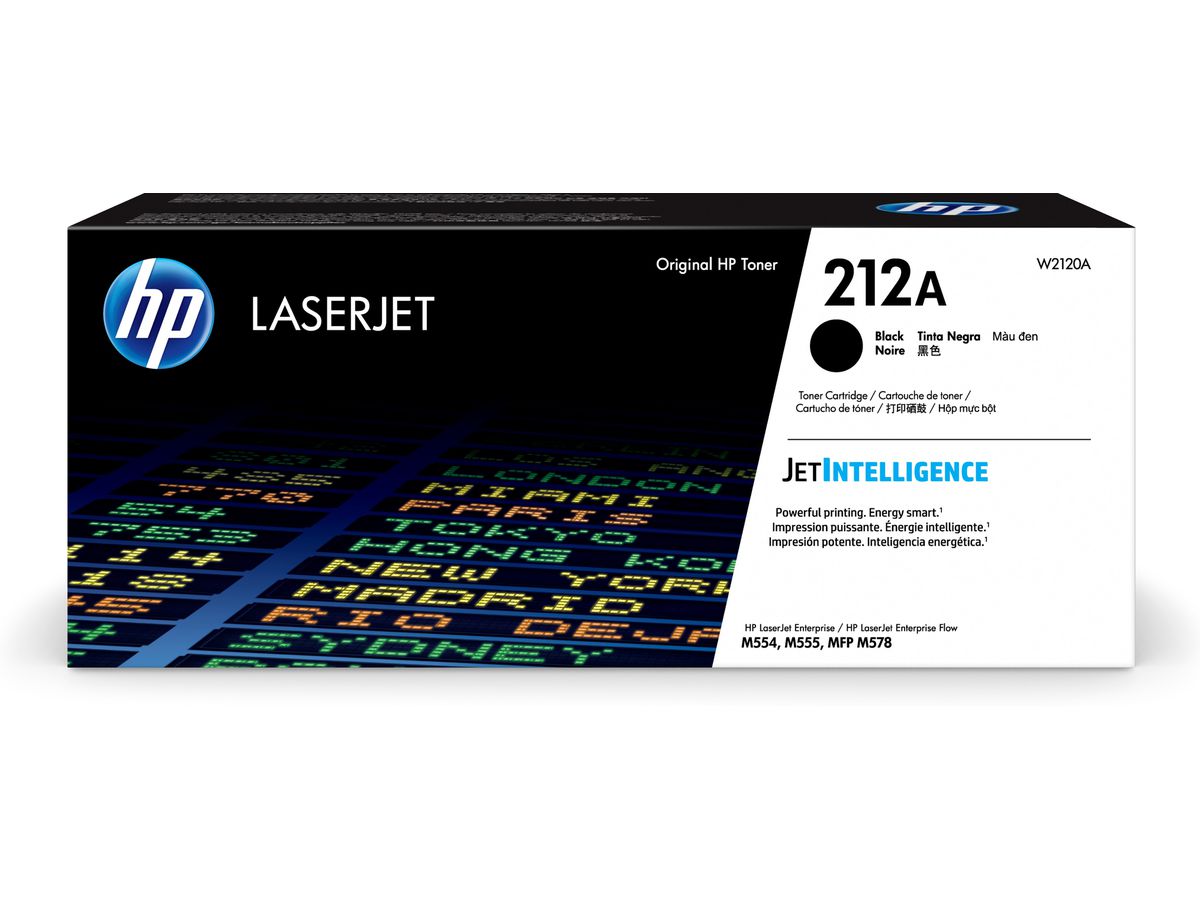 HP Cartouche de toner noir 212A LaserJet authentique