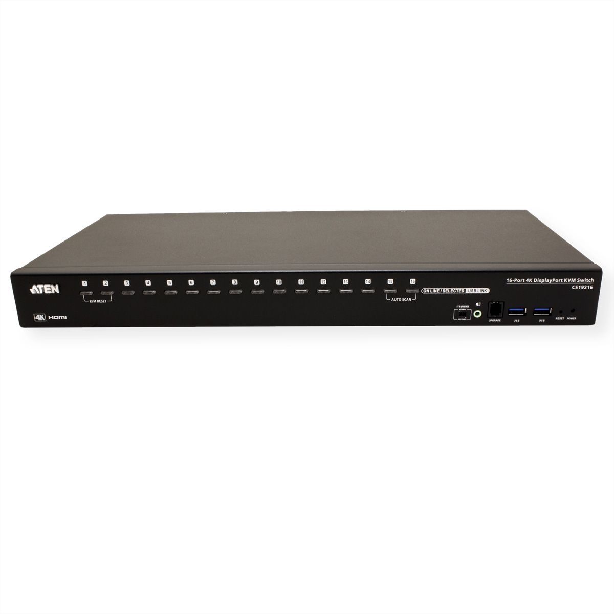 ATEN CS19216 Commutateur KVM DisplayPort 4K 16 ports USB 3.0