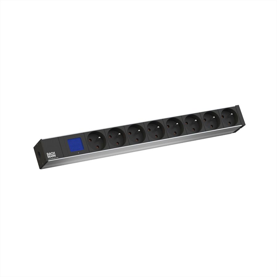 BN0500 19" 1U 8 prises, mesure par phase