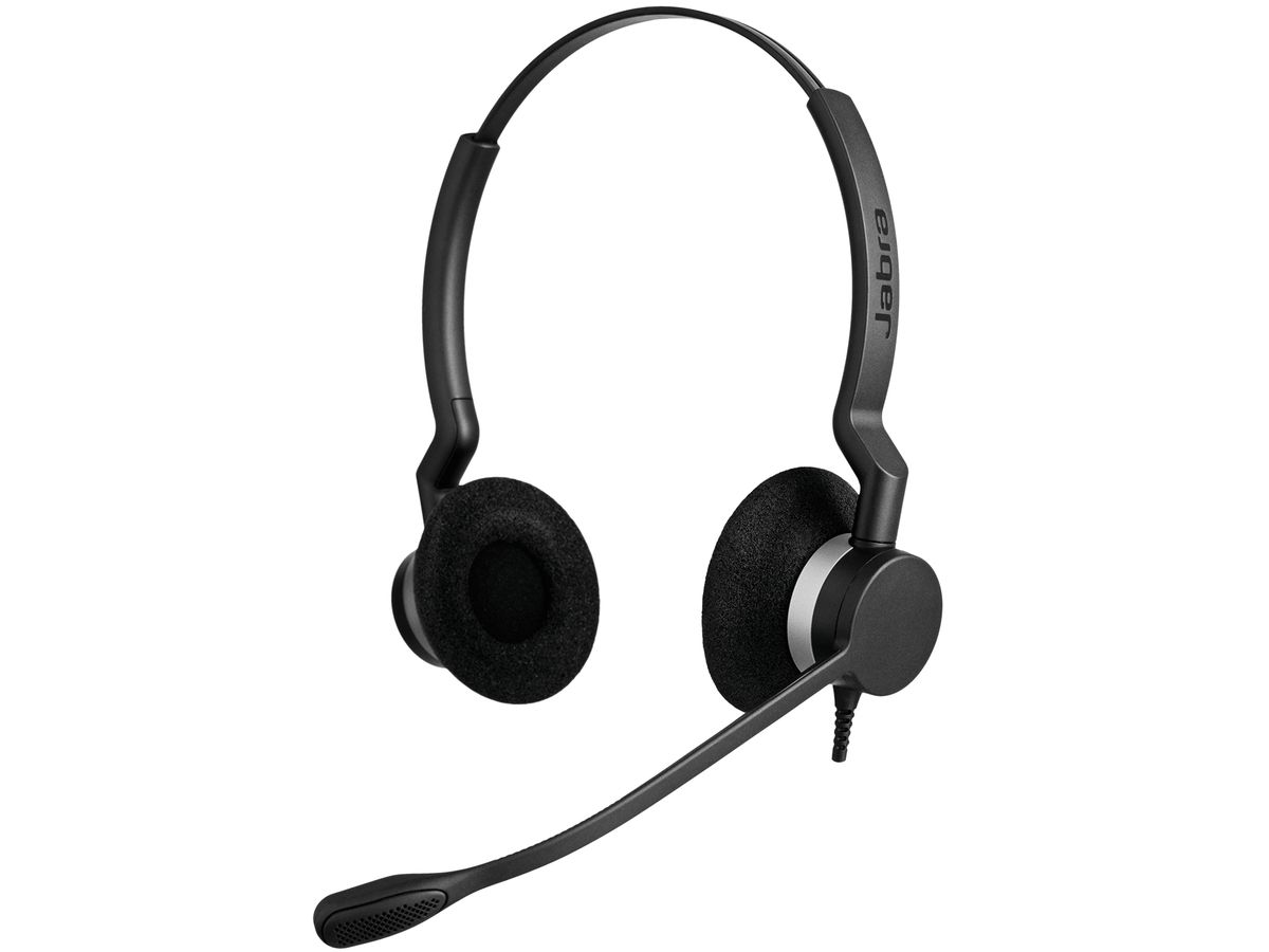Jabra Biz 2300 Casque Avec fil Arceau Bureau/Centre d'appels USB Type-C Bluetooth Noir
