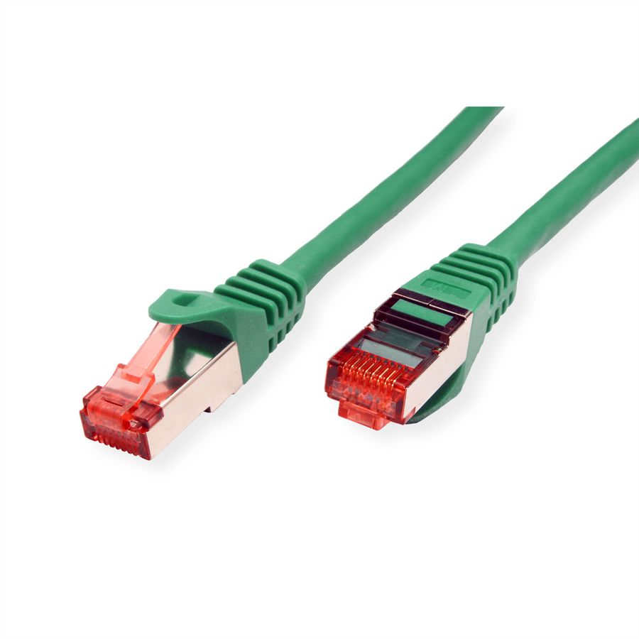 Cordon ROLINE S/FTP(PiMF) Cat.6, LSOH, Component Level, vert, 0,5 m
