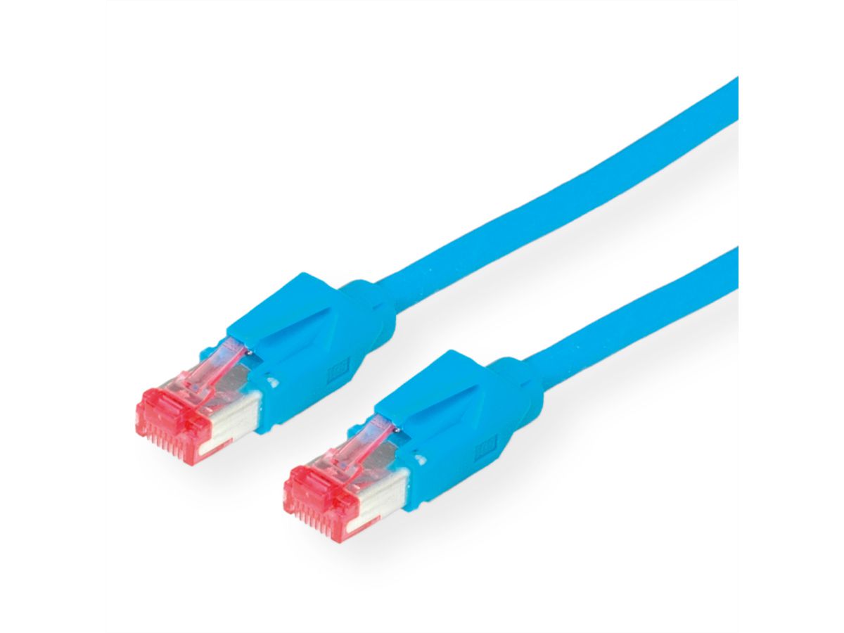 Cordon KERPEN Cat.6 (Classe E) F6-90 S/F H, HiRose, bleu, 1,5 m