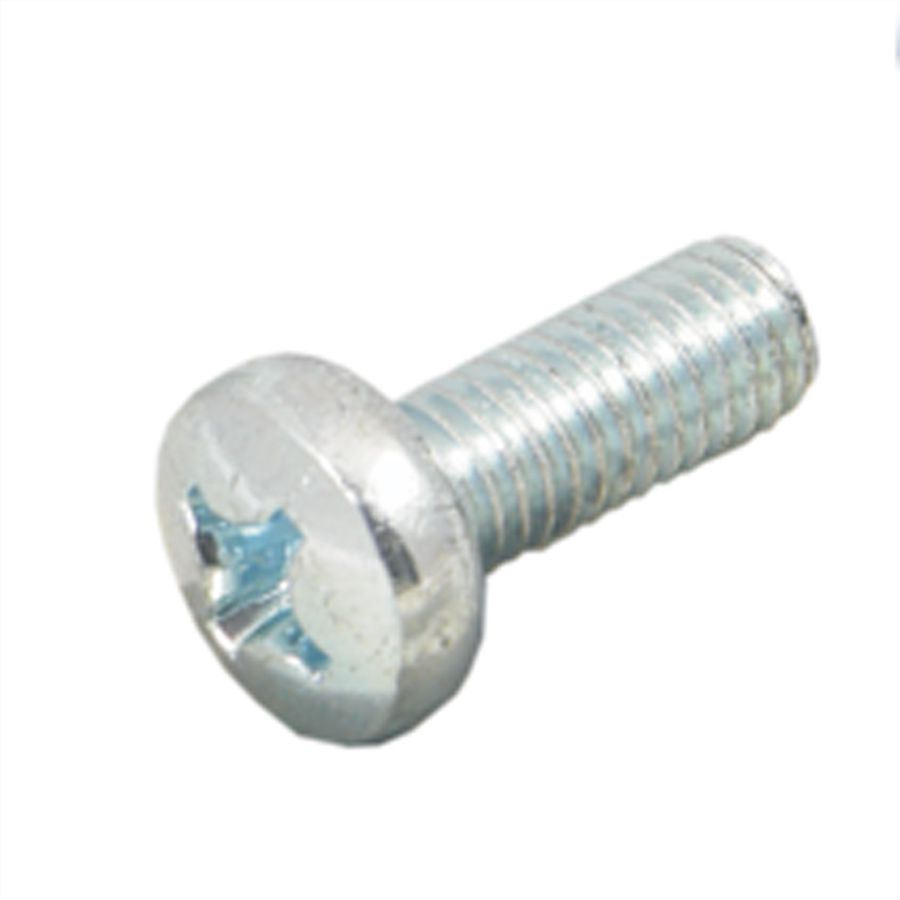 Vis à tête cylindrique de SCHROFF, Pozidrive, M6x16, acier, zingué, 50 pièces