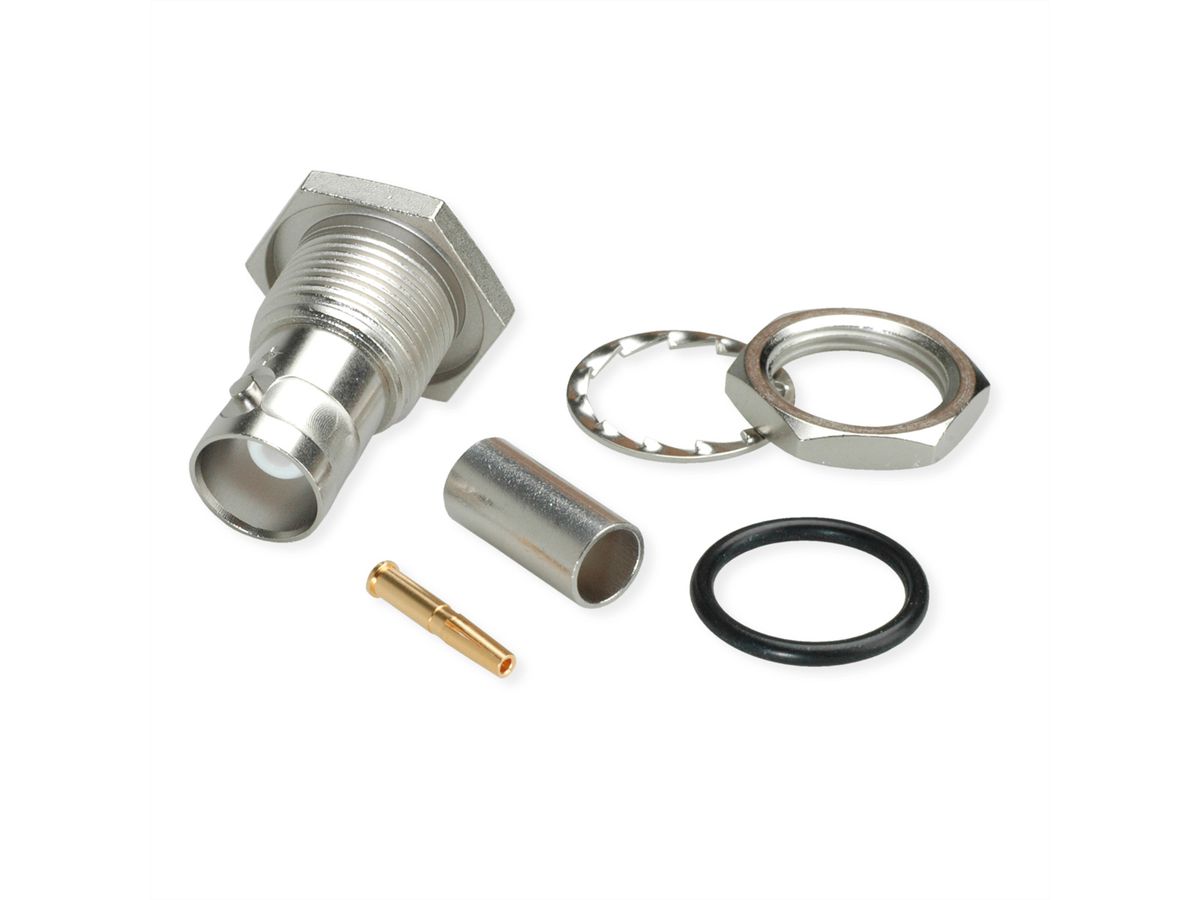 TELEGÄRTNER Prise BNC encastrable pour câble 50 ohms pour RG-58C/U