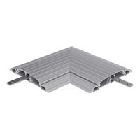 DATAFLEX Addit protège-câbles, connexion d'angle 482, argent