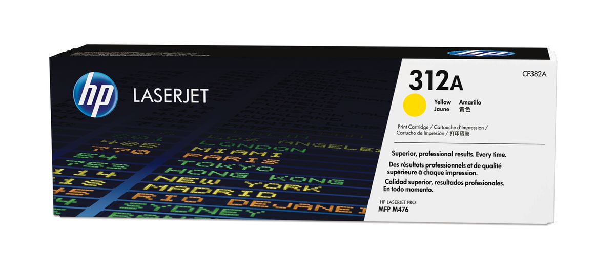 HP Cartouche 312A toner Jaune LaserJet