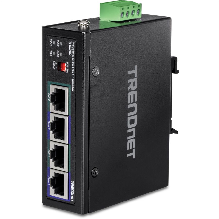 TRENDnet TI-IG290 Injecteur PoE++ , 2,5G 90W à 2 ports