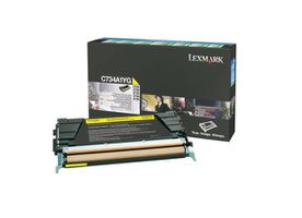 Lexmark C734A1YG Cartouche de toner Original Jaune 1 pièce(s)