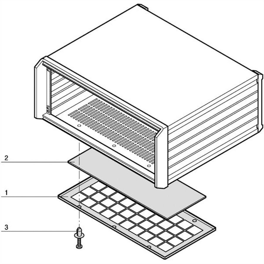SCHROFF Filtre à air - FILTRE À AIR 63TE PROPAC