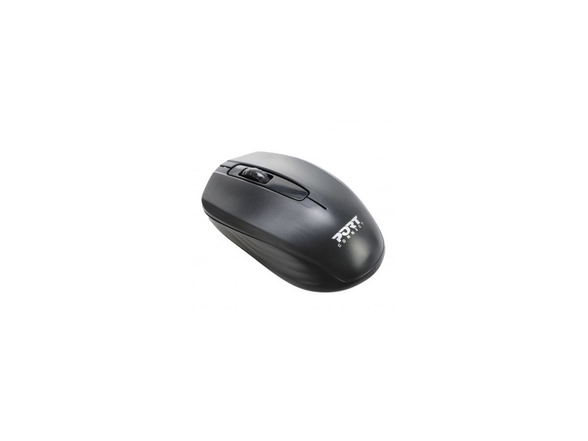 Port Designs 900508 souris Ambidextre RF Wireless + USB Type-C 1000 DPI