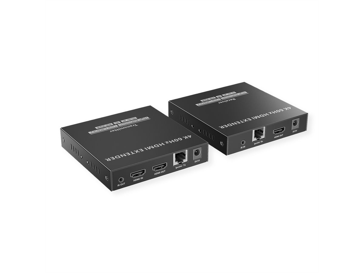 VALUE Prolongateur HDMI sur IP, IPCOLOR, 4K60Hz, 120 m
