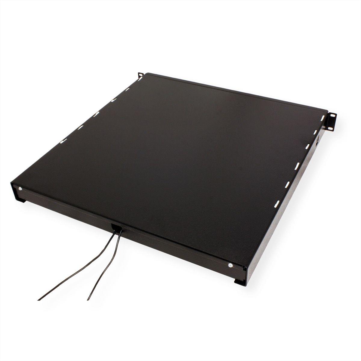 Tiroir clavier 19" 1UH, sans clavier, noir