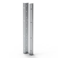 SCHROFF EuropacPRO 19" Support pour joint en acier inoxydable, Type F, 9 U