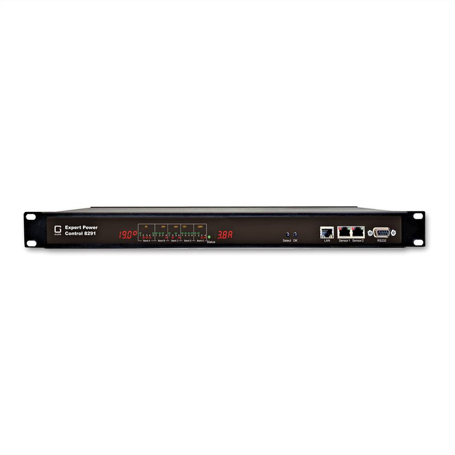 GUDE 8291-2 EPC PDU AC/DC à 21 ports, mesure individuelle des ports