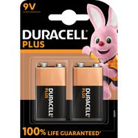 DURACELL Ultra Power, 9V (6LR61), pack de 2
