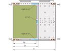 SCHROFF EuropacPRO Panneau latéral pour joint textile, Type R, 6 U, 175 mm