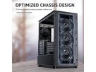 ANTEC FLUX Boîtier PC Midi Tower Gaming ATX, noir