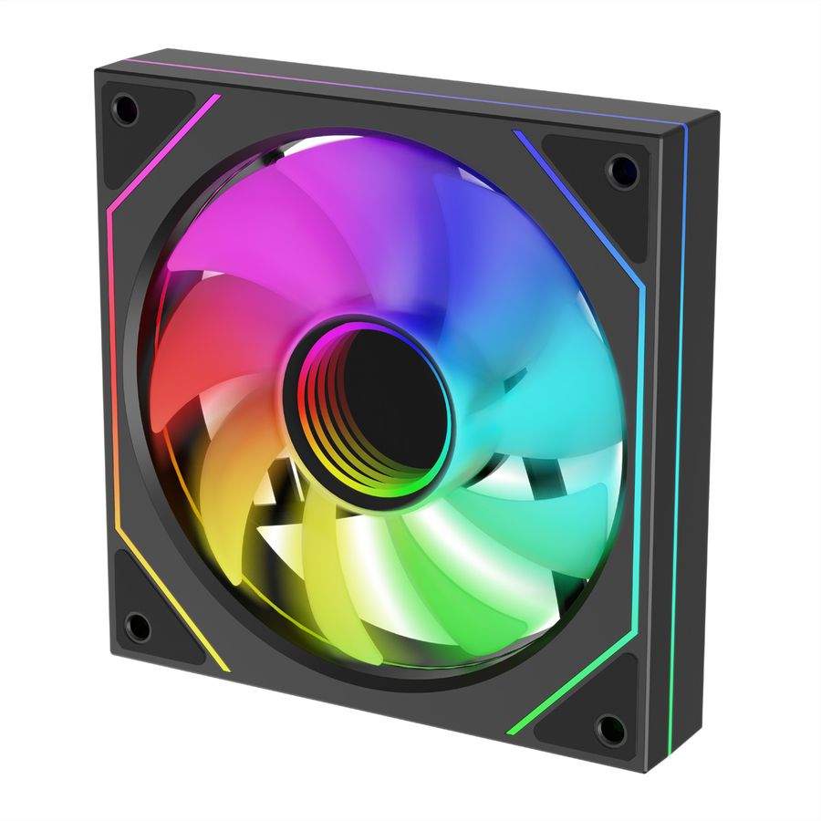 XILENCE XF076 Ventilateur de boîtier, avec Design Infinity Mirror