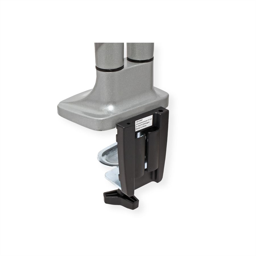 VALUE Bras double LCD, fixation sur bureau, vérin à gaz, 6 articulations