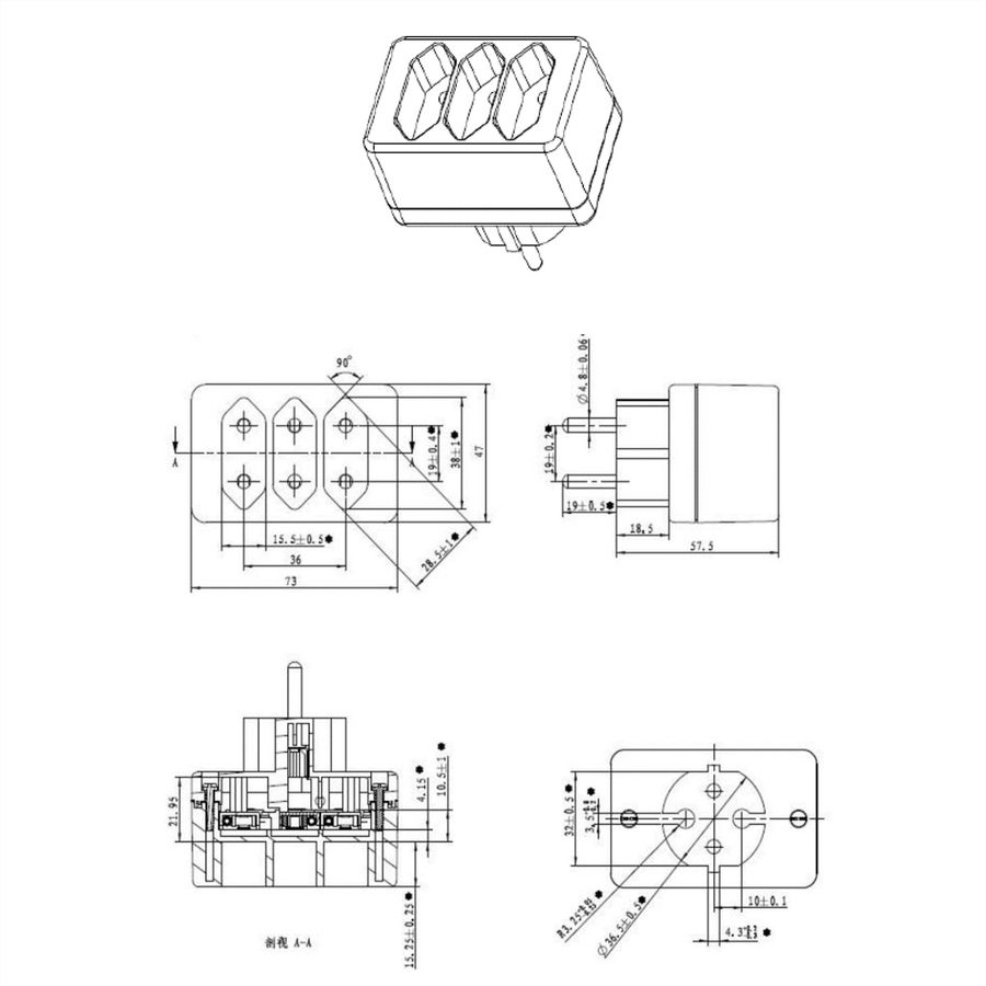 BACHMANN Prise Euro triple