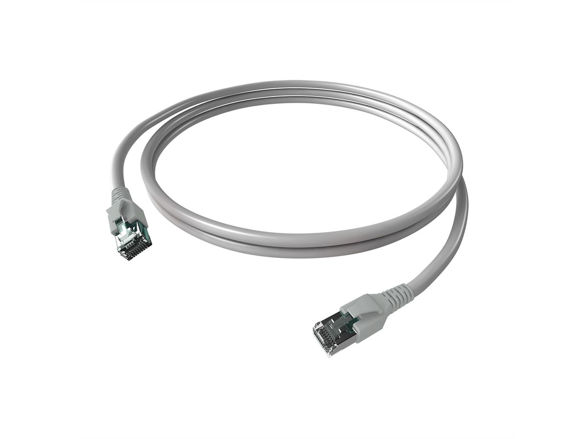 EasyLan FlexBoot Cordon Cat.6A, S/FTP, gris, 10 m