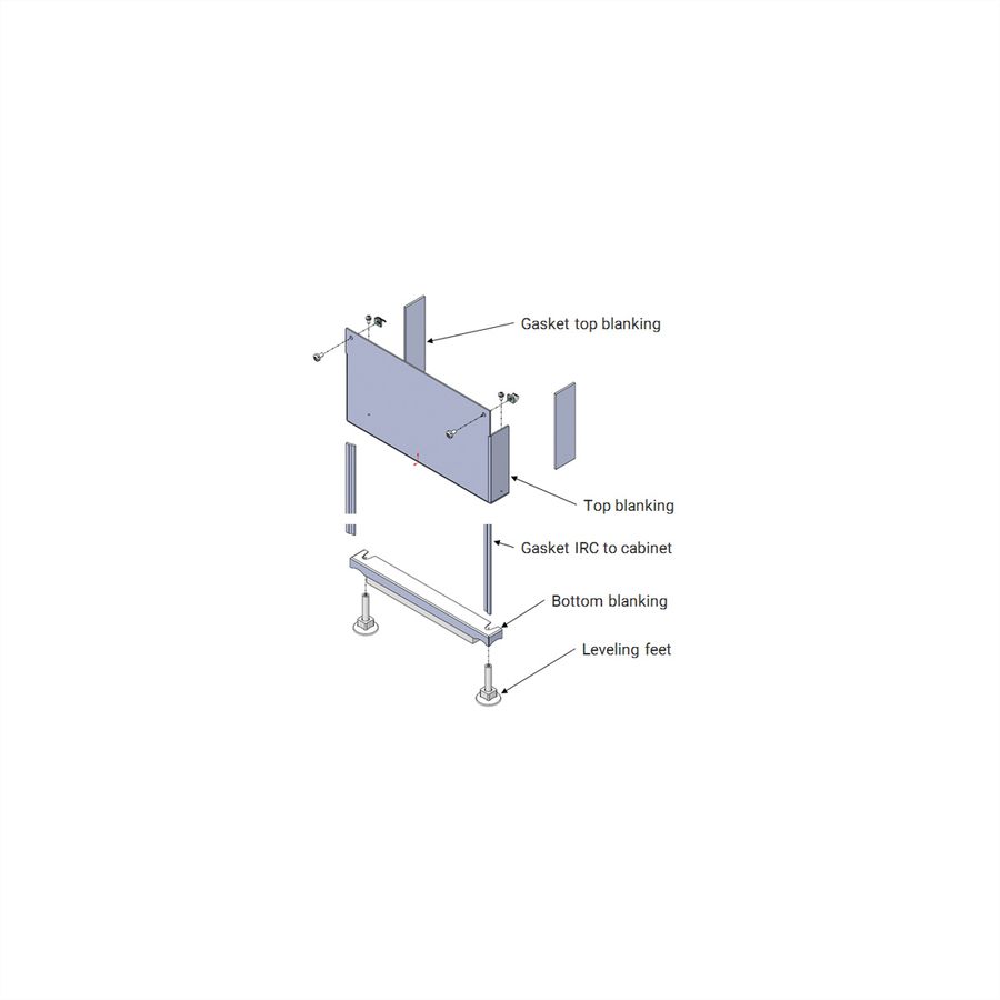 SCHROFF Kit d’accouplement de refroidisseurs 2200H300L