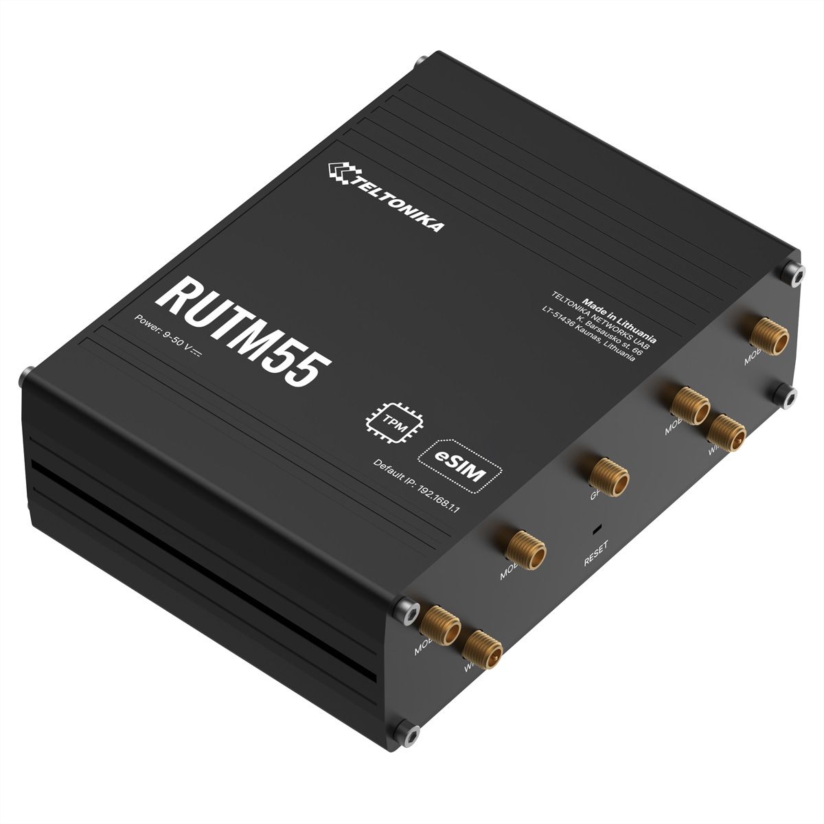 TELTONIKA RUTM55 5G Routeur DUAL-SIM et eSIM
