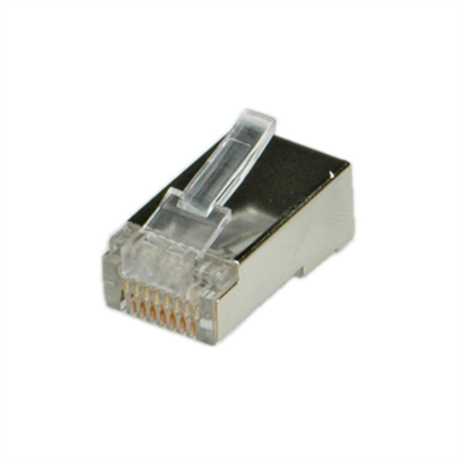 ROLINE Connecteur modulaire blindé, Cat.5e (Classe D), 10 unités