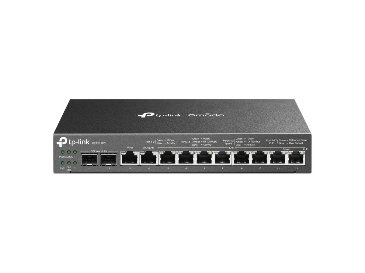 TP-Link ER7212PC Routeur connecté Gigabit Ethernet Noir