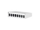 METZ CONNECT Modul boîtier en saillie 8 ports blanc pur, non équipé