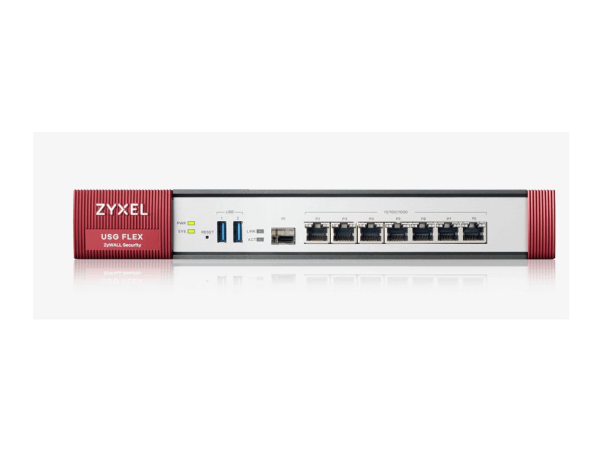 Zyxel USG Flex 500 Firewall 2300 Mbit/s 1U, avec fonctionnalités UTM