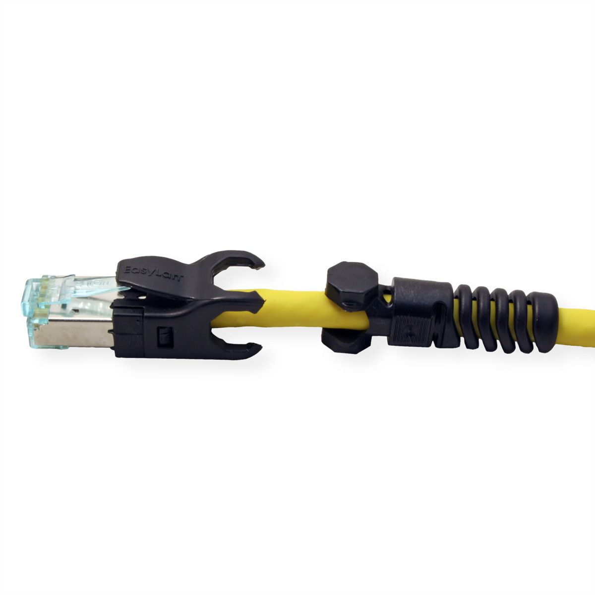 EasyLan VarioBoot Cordon Cat.6A, S/FTP, jaune, 0,5 m