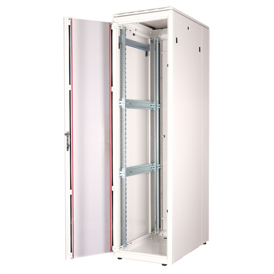 ROLINE 19" Baie réseau Pro 47U, 600x1000 LxP Porte verre gris