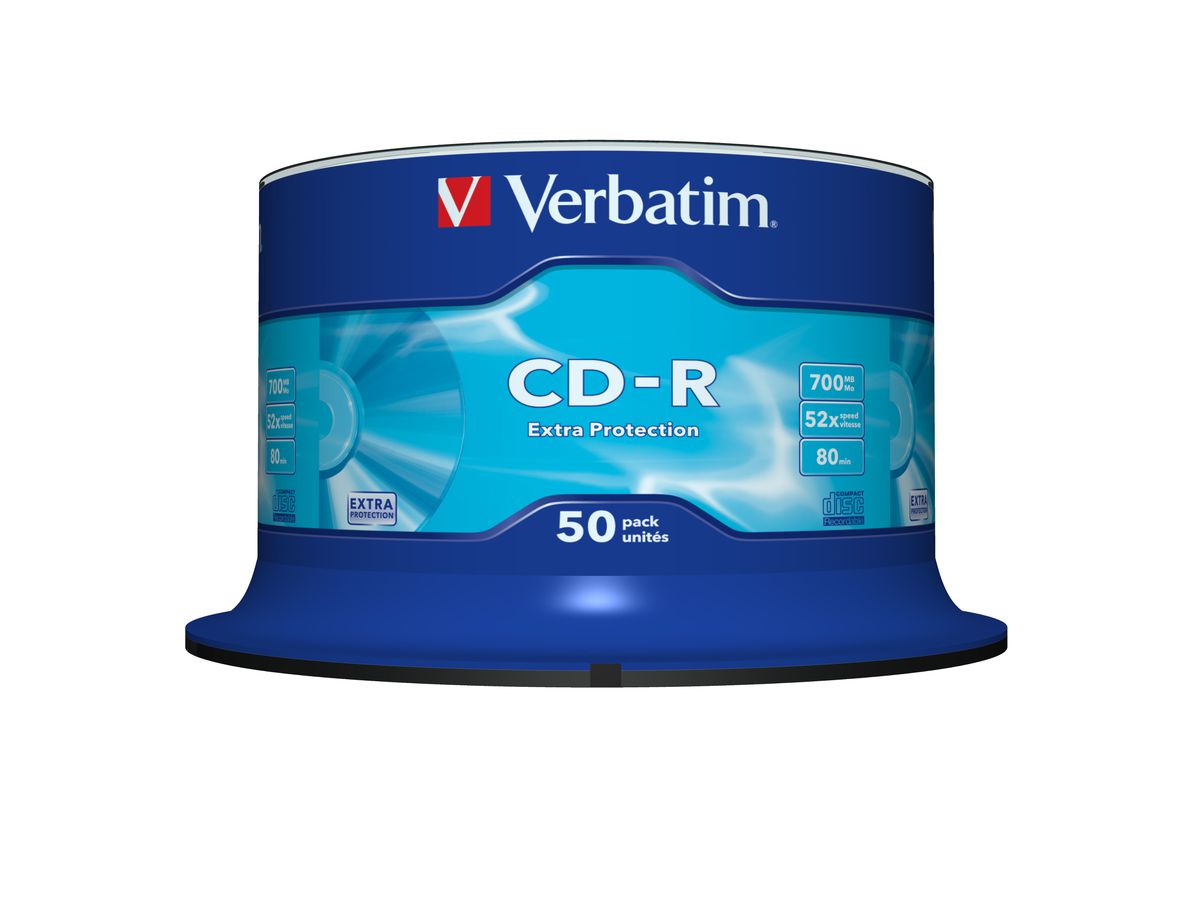Verbatim CD-R Extra Protection CD-R 700Mo 50pièce(s)